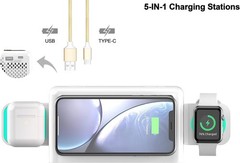 Smartset Dual Alarm Clock – Ultra Fast 15W Wireless Charging
