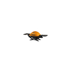 Weber Q1200 Liquid Propane Grill (Orange)
