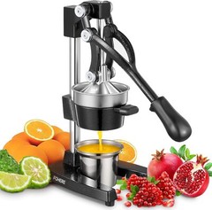 Commercial Citrus Juicer Squeezer Hand Press for Orange + a Stainless Steel Cup