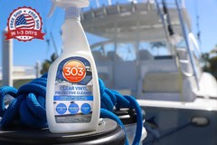 303 Products Marine Clear Vinyl Protective Cleaner, Clear Vinyl Window Cleaner &