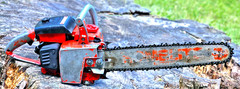 VTG Homelite Super XL Chainsaw Runs Well READ Description See Video