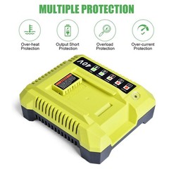 40V 6.0Ah Lithium Battery & Rapid Charger Kit for Ryobi 40 Volt Batteries