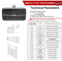 gate opener remote control universal