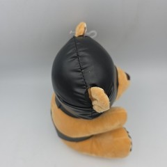 Master Series Polyurethane PU Faux Leather Hooded Bondage Bear, New
