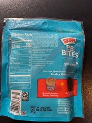 ⚪️ New Skippy PB Bites Girl Scouts CHOCOLATE PEANUT BUTTER Protein Bag 5.5oz