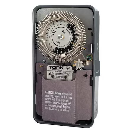 Nsi Tork 8001U Electromechanical Timer, 480V, Spdt-No/Nc