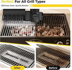 Electric BBQ Grill Brush – 2600mAh Rechargeable Cleaning Brush Wireless Cleaner