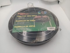 anytime anywhere table top BBQ grill 12″ diameter 3 adjustable positions Camping
