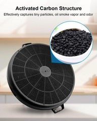 2 Pack Range Hood Activated Carbon Charcoal Filter for MCBON IE71 TE77 Zline