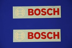 Bosch Decal Vinyl Sticker Tools Drill Saw Router Impact Driver, Red/White