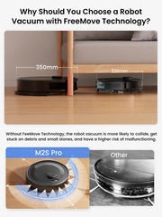 Lefant M2S Pro 7000Pa Robot Vacuum Cleaner Self-Emptying 2.4G/5G Smart Sweeper