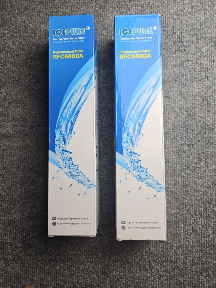 IcePure(Set Of 2)RFC6600A Replacement Water Filter for 4396841/EDR3RXD1 NEW(CB)
