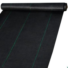 Uimoso 6×300 ft Heavy Duty PP Woven Weed Barrier Landscape Ground Cover 2.4Oz~H