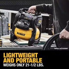 2.5 Gal. 140 Psi Portable Cordless Air Compressor FLEXVOLT Advantage (Tool Only)