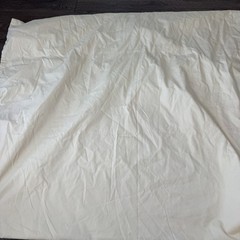 Read Description* Wamsutta Dream Zone Cream King Flat Sheet, Pima Cotton, 750tc