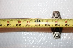 1920’s Antique Towel Bar Solid Nickel Silver / White Brass 3 lb 9 oz 27 5/8 Inch