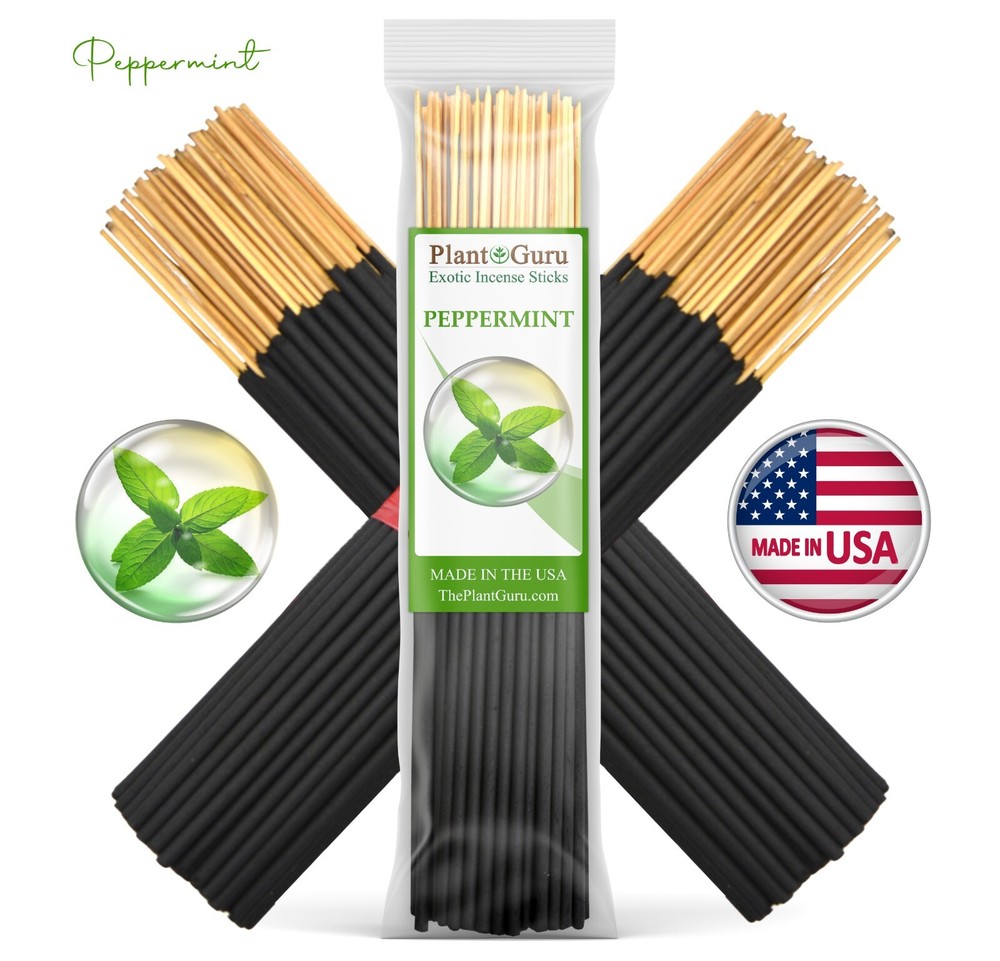PEPPERMINT Incense Sticks 7″ Bulk Pack Wholesale Hand Dipped Lot