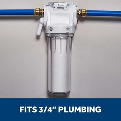 GE Whole House Water Filtration System Reduces Chlorine Taste & Odor GXWH20T New