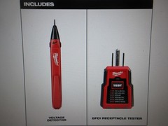 Milwauke Non-Contact Voltage and GFCI Receptacle Premium Test Kit