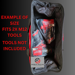 NEW Milwaukee M12 13″ x 7″ x 5″ Contractor Subcompact Tool Bag Canvas Case 12V