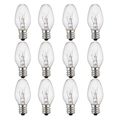 Best 12 Pack Wax Warmer Bulbs 15 Watt Light Bulbs for Scentsy Plug C7/120V/E12