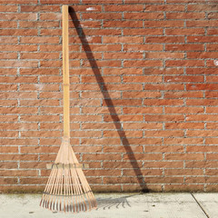 Gardening Hand Rake 23.42In Lightweight Bamboo Potting Mix​ Loosening Tool Porta