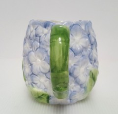 Williams Sonoma Figural Hydrangea Mug 15 OZ NEW Blue Flower Spring Easter