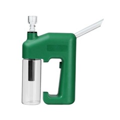 HUISFUN Electric Heavy Bon g Water Pipe Smoking Bon g Beaker Spiral Glass Tube