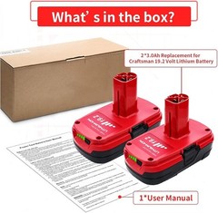 2Pack For CRAFTSMAN 19.2 VOLT C3 LITHIUM DIEHARD BATTERY PACK 315.PP2011 3.6Ah