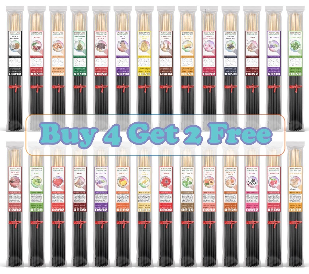 30 Jumbo Incense Sticks 19 inch Long Bulk Wholesale 19″ Hand Dipped Variety Lot