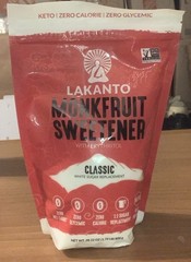 Lakanto Monkfruit Sweetener, (1.76 lbs) White Sugar Substitute Zero Calorie Keto