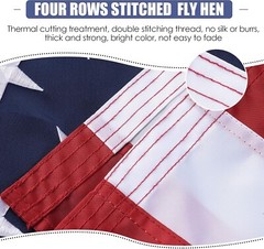US American Flag 3×5 Quality Made USA Flag Embroidered United States Flag