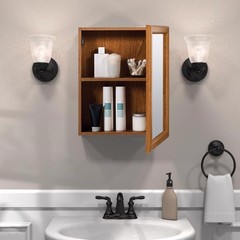 Zenith Products 19.25in. H X 15.5in. W X 4.5in. D Medicine Cabinet/Mirror