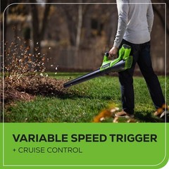 Greenworks 40V Cordless Leaf Blower and String Trimmer Combo Kit w/ 2Ah Battery