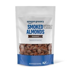 Amazon Grocery, Smoked Almonds, Roasted, 16 Oz 16 ounce (Pack of 1)