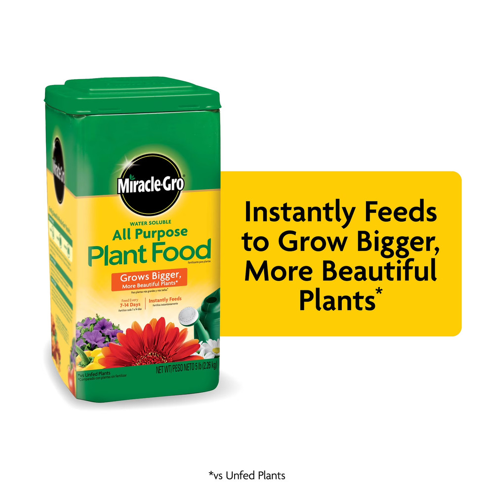 Water Soluble All Purpose Plant Food, for All Plant Types, 5 Lbs.