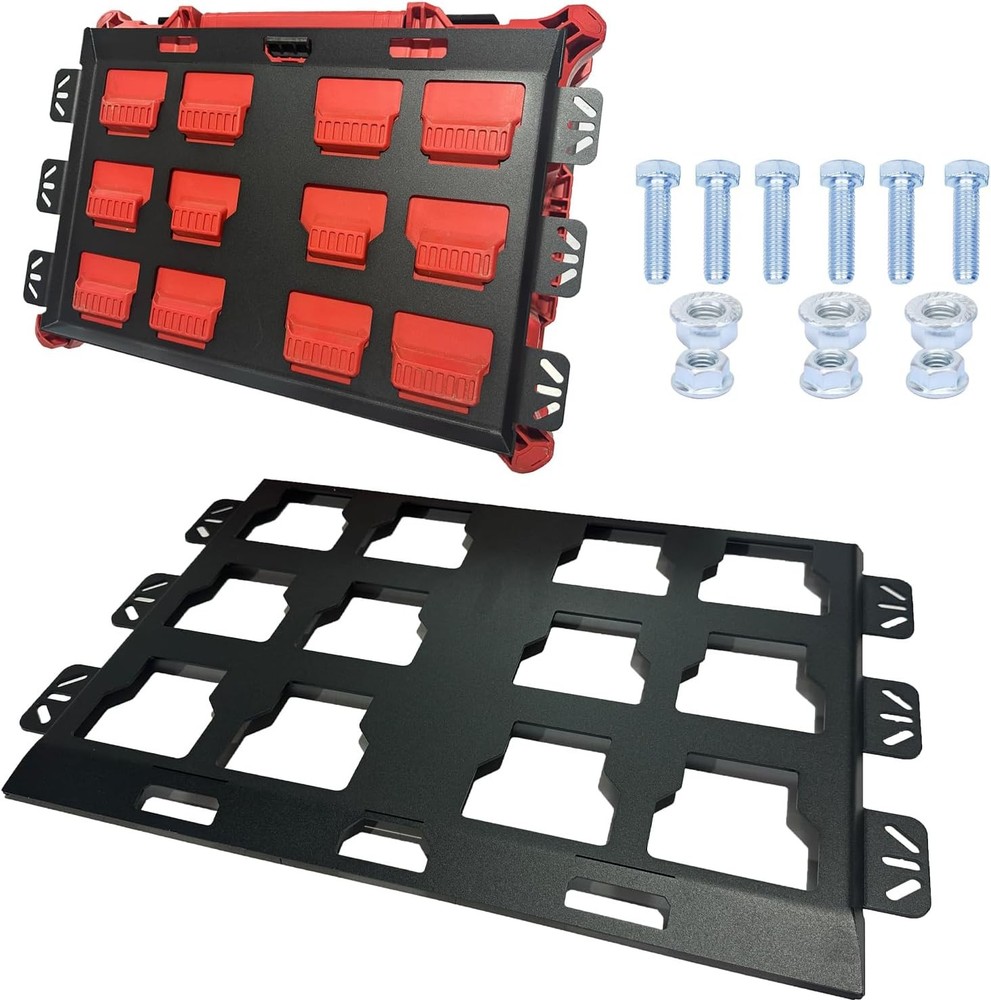 For Milwaukee Packout Wall Mount Packout Mounting Plate, Metal Base for Milwauke
