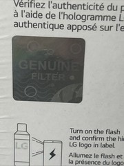 LG LT1000P2 Water Filter Replacement Cartridge 2 Pack White Box OEM #306