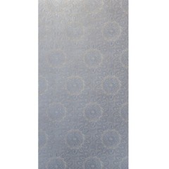 Lace flowers pattern Tan Gray Silver metallic faux fabric textured Wallpaper 3D