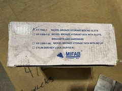 MIFAB MHY-26-8 None Freeze Wall Hydrant 3/4”MPT 8”long W/ Nickel Bronze Box “NEW