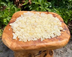 Natural Granular ‘A’ Grade White Copal Resin Incense: 1 lb + 6 Charcoal Tablets
