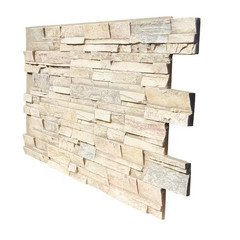 Stack Stone 48 In. X 24.25 In. Polyurethane Interlocking Siding Panel Finished i