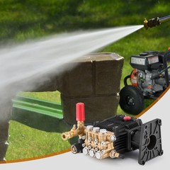 Pressure Washer Pump 1″ Shaft Horizontal Triplex Plunger 4300 PSI 4.4GPM