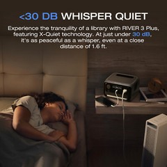 EcoFlow 858Wh River 3 Plus Portable Power Station with EB600 Extra Battery