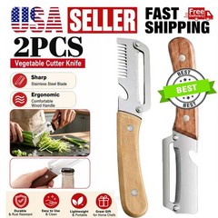 2Pcs Vegetable Peeler 3 in 1 Multi-Functional for Kitchen Stainless Steel Peeler