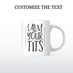 Personalized mug with text photo name logo personalized gift funny coffee mug 08
