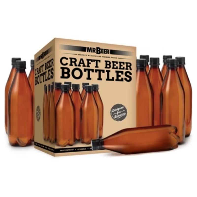 740ml Deluxe Beer Bottling System: PET Plastic Barware Set