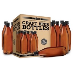 740ml Deluxe Beer Bottling System: PET Plastic Barware Set