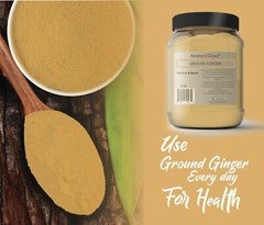 Ground Ginger Root Powder Up to 20 lbs Natural Raw Jengibre Non-GMO Kosher Bulk