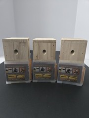 Bees ‘N Things Outdoor Hanging Carpenter Bee Trap. Lot Of 3